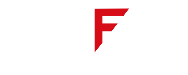 Logo de RubberFlex, marque spécialisée dans les revêtements de sol en caoutchouc pour les espaces sportifs